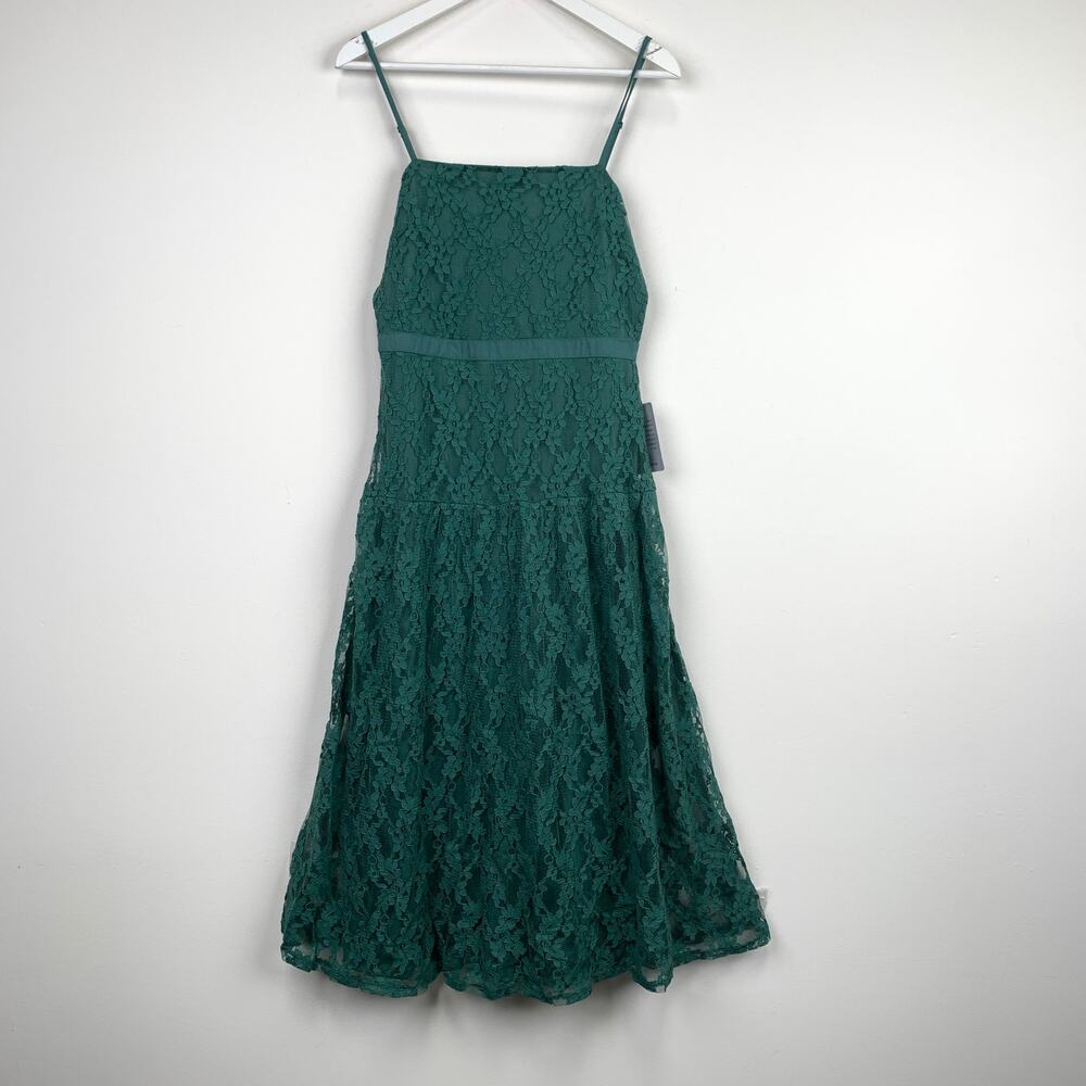 NWT NSR Floral Square Neck Midi Dress Size M